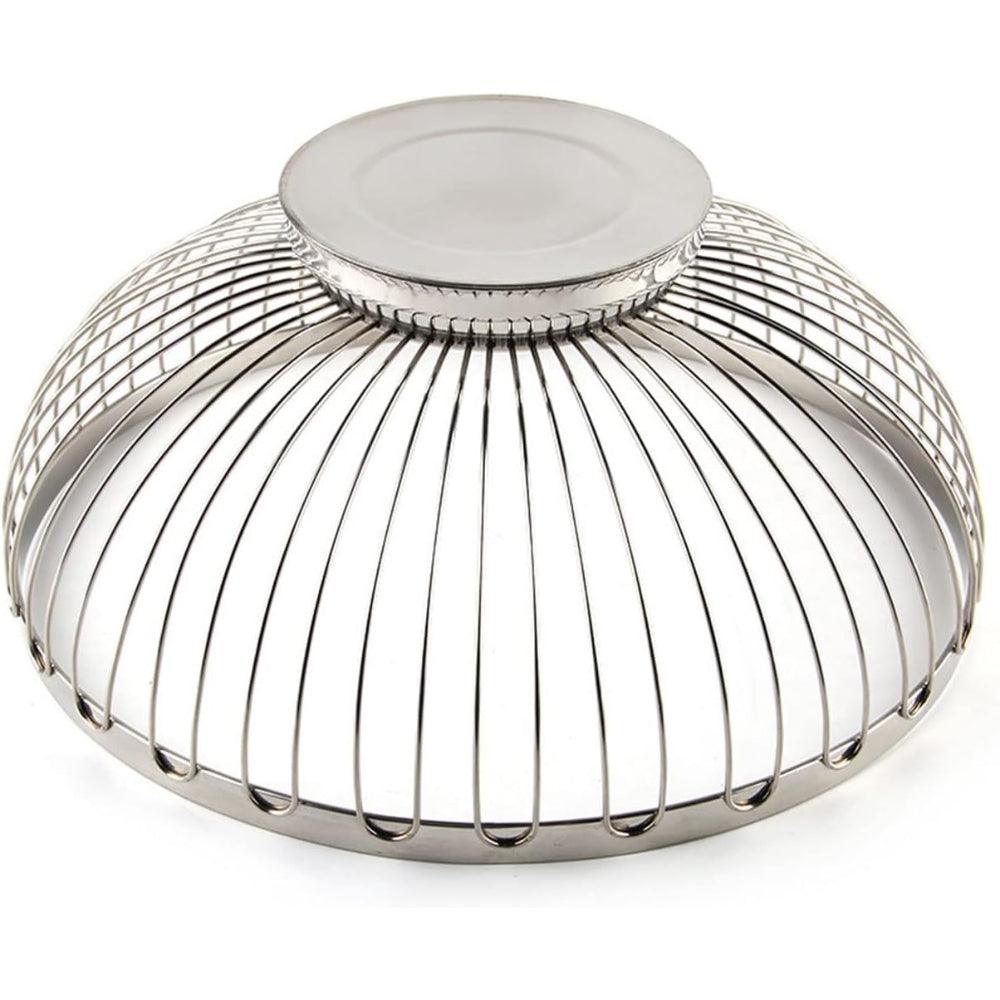 Wundermaxx Stainless Steel Vegetable and Fruit Wire Basket Mirror Finish, Ø 21CM, H 9.5CM - HorecaStore