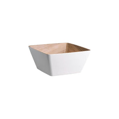 Zicco M2364 melamine Buffet Square Bowl White 25.4X25.4X11.7cm