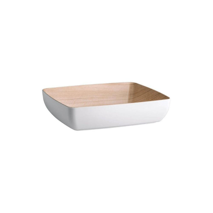 Zicco M2391 Melamine Buffet GN1/2 Platter White 32.5X26.5X7.5cm - HorecaStore