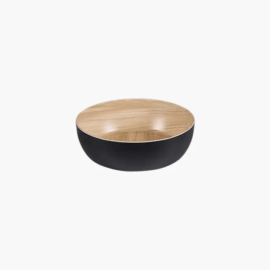 Zicco M2477B Melamine Buffet Round Bowl Black 21.6X7.5cm