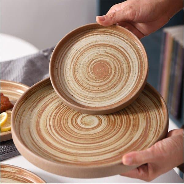 Furtino England Desert 8"/20cm Round Porcelain Walled Plate 8/Case - thehorecastore