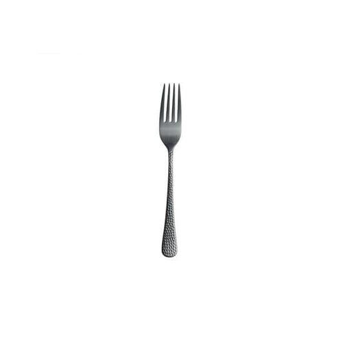 Furtino Hamford Dessert Fork Black Matt 18/10 Stainless Steel Dessert Fork 4 mm, Pack of 6