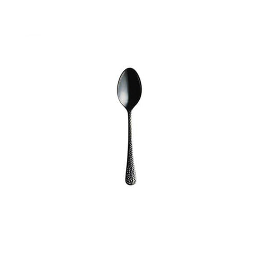 Furtino Hamford Dessert Spoon Black Mirror 18/10 Stainless Steel Dessert Spoon 4 mm, Pack of 6