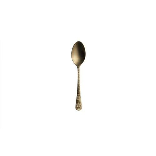 Furtino Hamford Dessert Spoon Gold Matt 18/10 Stainless Steel Dessert Spoon 4 mm, Pack of 6