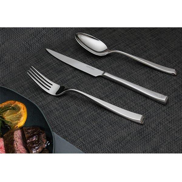 Furtino Inspira 18/10 Stainless Steel Cake Fork 4 mm, Length 14 cm, Pack of 12 - thehorecastore