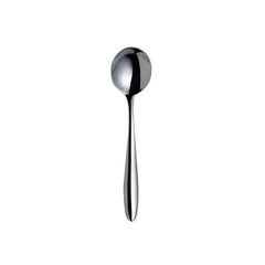 Furtino Wave 18/10 Stainless Steel Soup Spoon 4 mm, Length 19 cm, Pack of 12