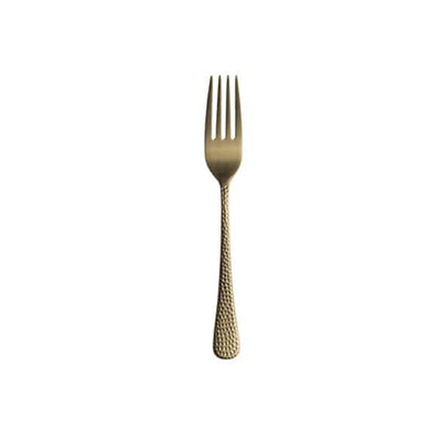 Furtino Hamford Table Fork Gold Matt 18/10 Stainless Steel Table Fork 4 mm, Pack of 12