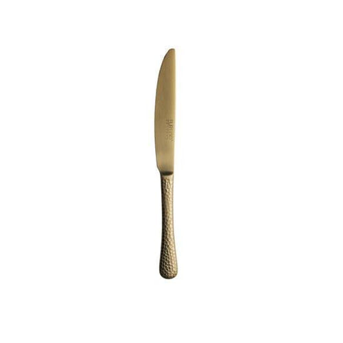 Furtino Hamford Table Knife Gold Matt 18/10 Stainless Steel Table Knife 4 mm, Pack of 6